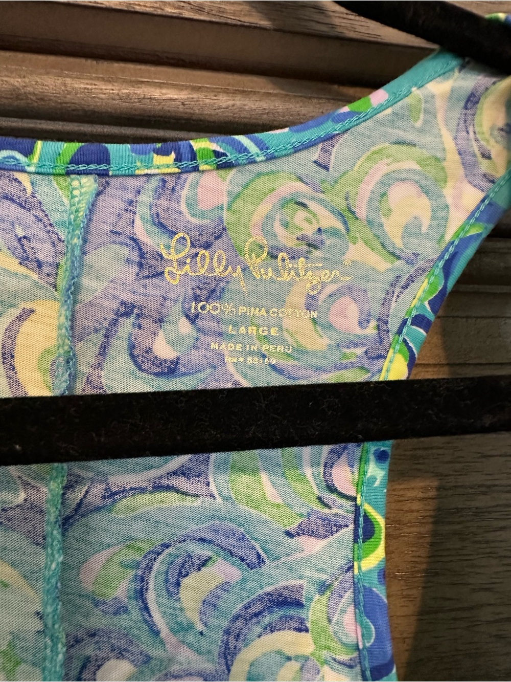 Lilly Pulitzer Women Dress Size L 100% Prima Cotton - Picture 3 of 3